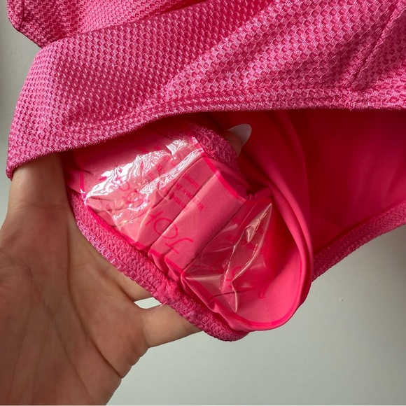 Betsey Johnson Long Sleeve One Piece Swimsuit‎ Pink S - Picture 4 of 7